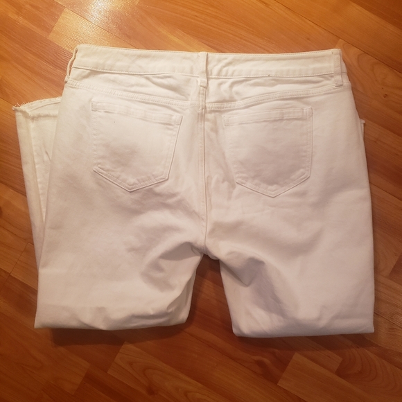 Torrid Premium White Jeans Distressed 14 - Picture 3 of 5